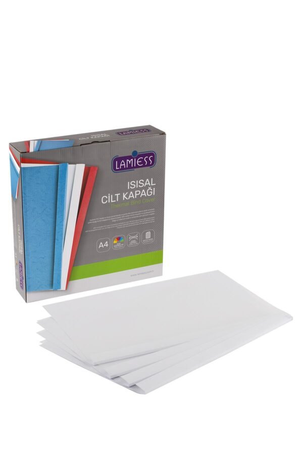 Lamiess  1,5 Mm Isısal Cilt Kapağı Beyaz 100 'Lü - Görsel 1