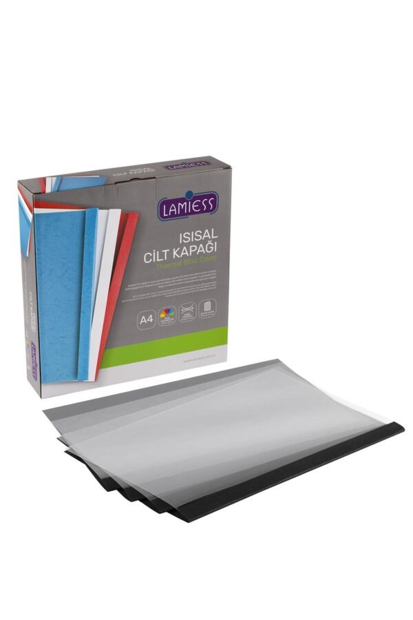 Lamiess  1,5 Mm Isısal Cilt Kapağı Siyah 100 'Lü - Görsel 1