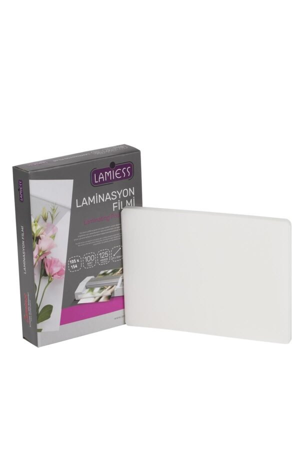 Lamiess 105 X 154 Mm 125 Mıc.Mat Polyester Laminasyon Filmi 100'Lü - Görsel 1