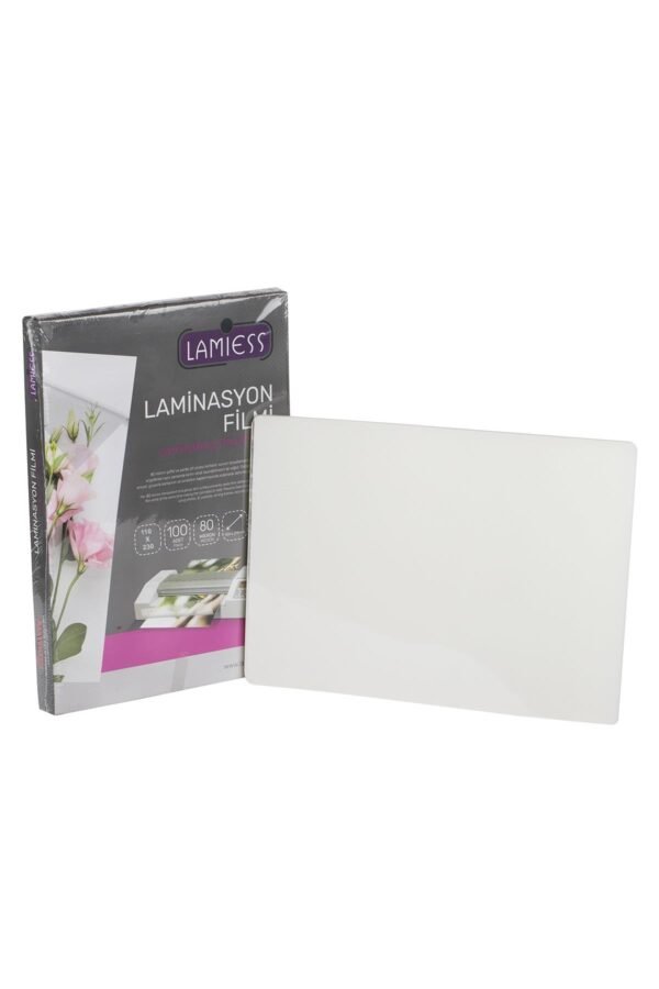 Lamiess 110 X 230 Mm 80 Mıc.Polyester Laminasyon Filmi 100'Lü - Görsel 1