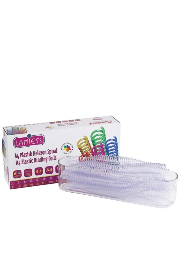 Lamiess  25 Mm 4:1 Helezon Spiral Kırmızı 50 'Li - Görsel 1