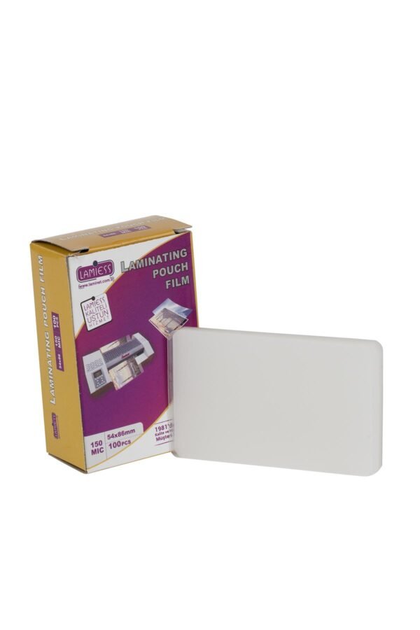 Lamiess  54 X 86 Mm 150 Mıc.Polyester Laminasyon Filmi 400'Lü - Görsel 1