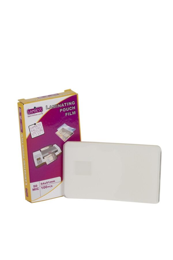 Lamiess 54 X 91 Mm  50 Mıc.Polyester Laminasyon Filmi 300'Lü - Görsel 1