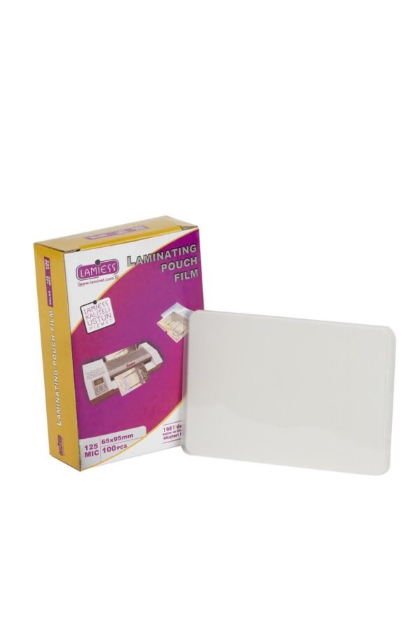 Lamiess  65 X 95 Mm 125 Mıc.Polyester Laminasyon Filmi 400'Lü - Görsel 1