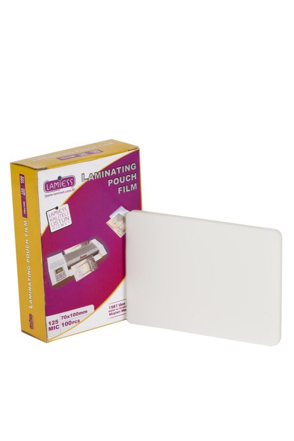 Lamiess  70 X 100 Mm 125 Mıc.Polyester Laminasyon Filmi  300'Lü - Görsel 1