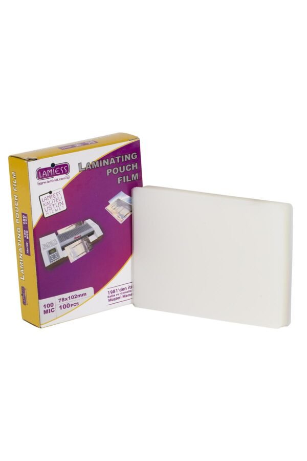 Lamiess  78 X 102 Mm 100 Mıc.Polyester Laminasyon Filmi 300'Lü - Görsel 1