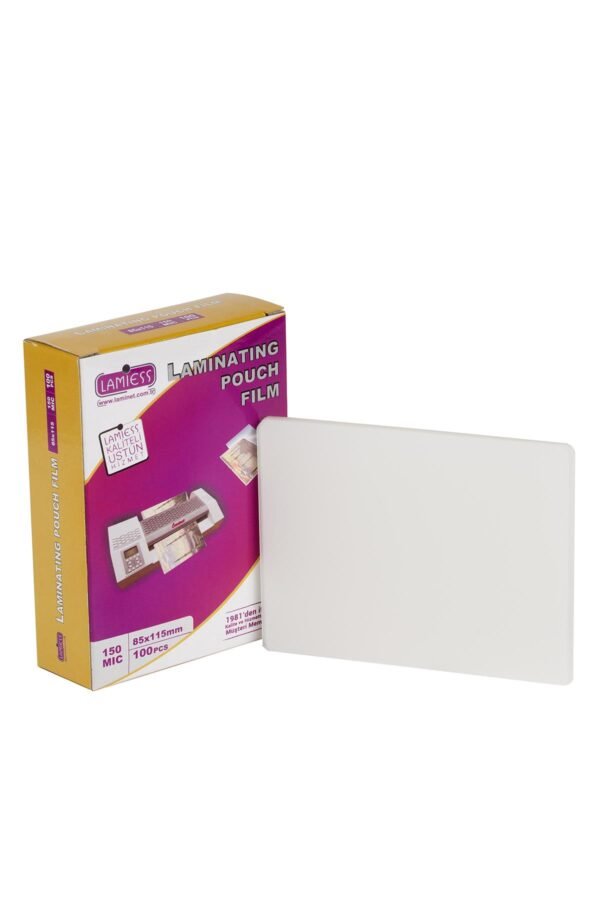 Lamiess  85 X 115 Mm 150 Mıc.Polyester Laminasyon Filmi 300'Lü - Görsel 1