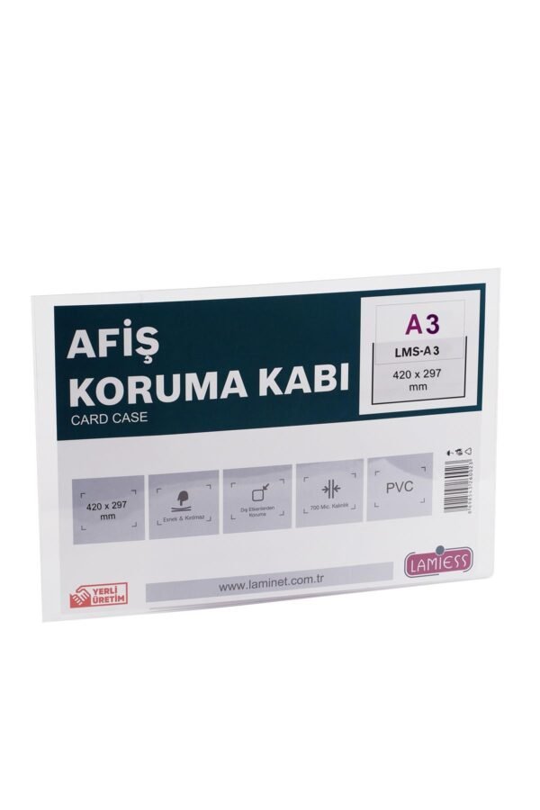 Lamiess  A-3 420X297 Mm Soft Afiş Koruma Kabı 30'Lu - Görsel 1