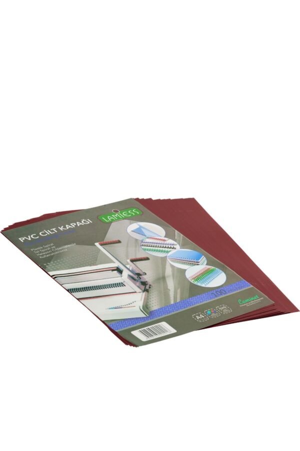 Lamiess  A-4 300 Mıc.Pp Cilt Kapağı Kahve 100 'Lü - Görsel 1
