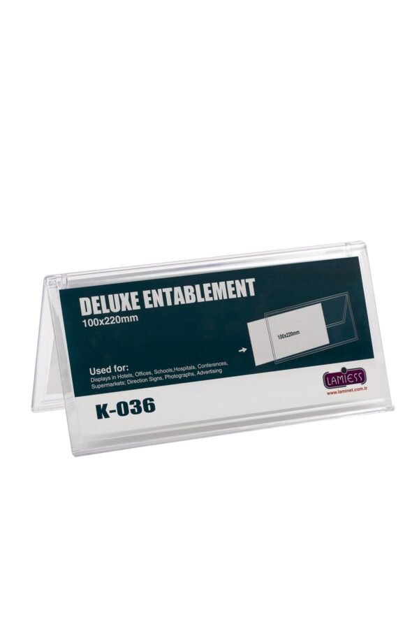 Lamiess K-036 Masaüstü İsimlik Yatay 5 'Li - Görsel 1