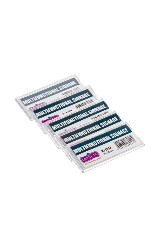 Lamiess  K-1117 70X30 Mm Pleksi Afiş Koruma Kabı 100'Lü - Görsel 1