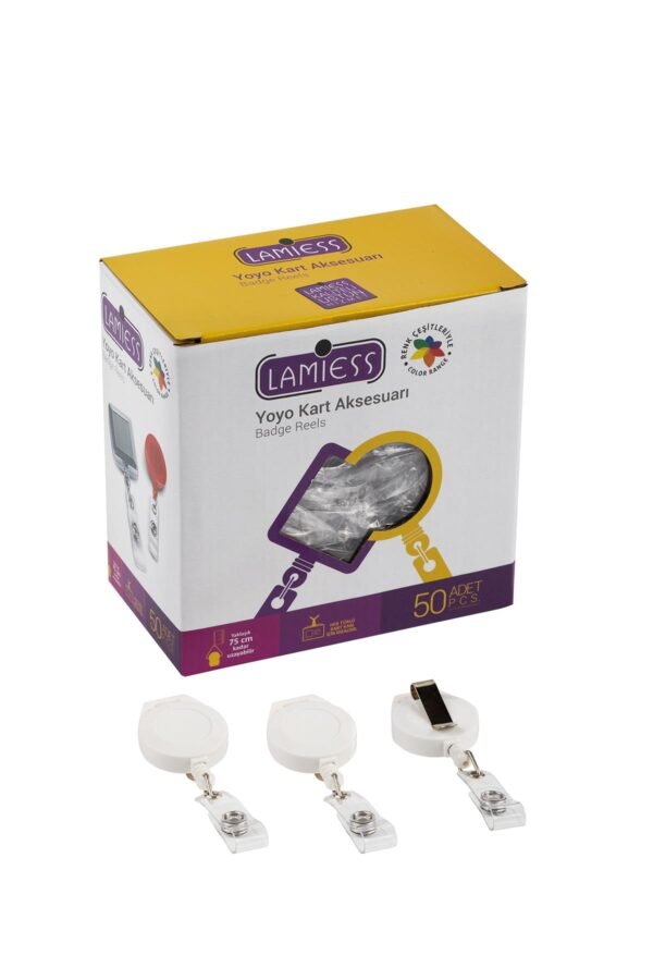 Lamiess Lms 340 Yuvarlak Yoyo Beyaz  50'Li - Görsel 1