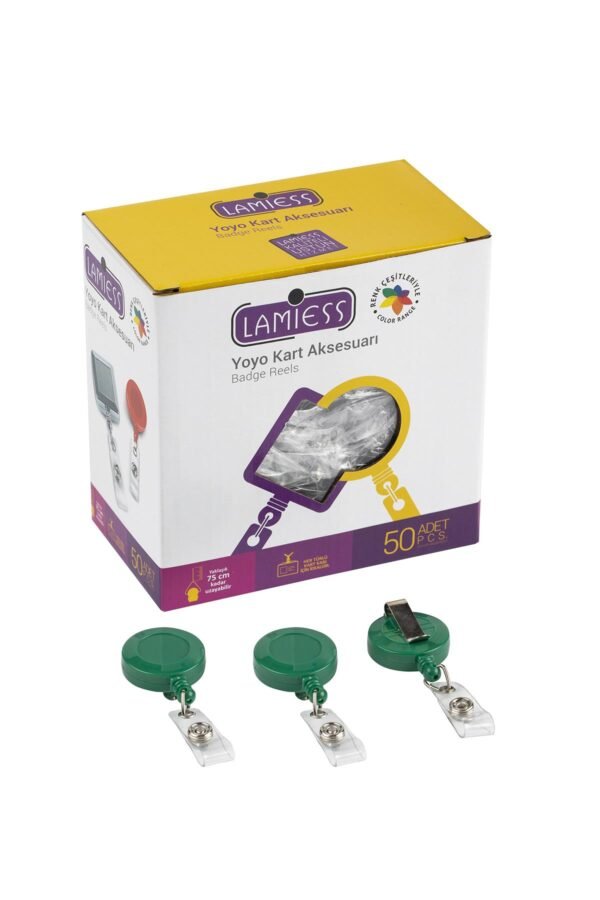 Lamiess Lms 340 Yuvarlak Yoyo Yeşil  50'Li - Görsel 1