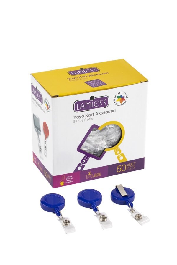 Lamiess Lms 351 Yuvarlak Yoyo Mavi  50'Li - Görsel 1