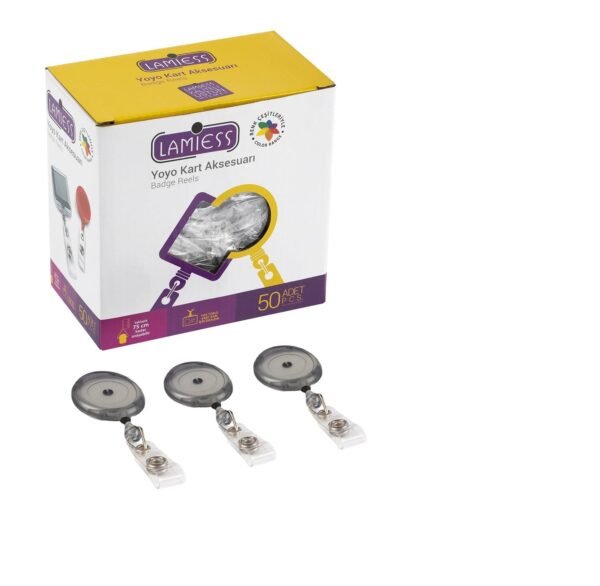 Lamiess Lms 351 Yuvarlak Yoyo Şeffaf  50'Li - Görsel 1
