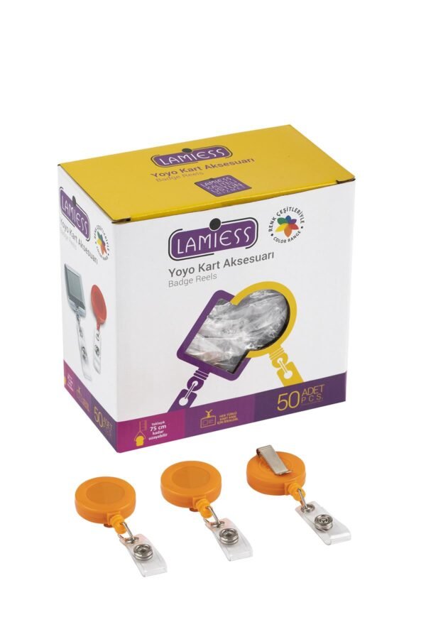 Lamiess Lms 351 Yuvarlak Yoyo Turuncu  50'Li - Görsel 1