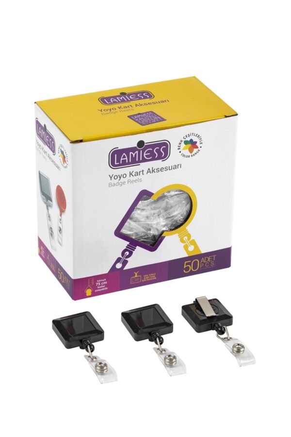 Lamiess Lms 363 Kare Yoyo Siyah  50'Li - Görsel 1