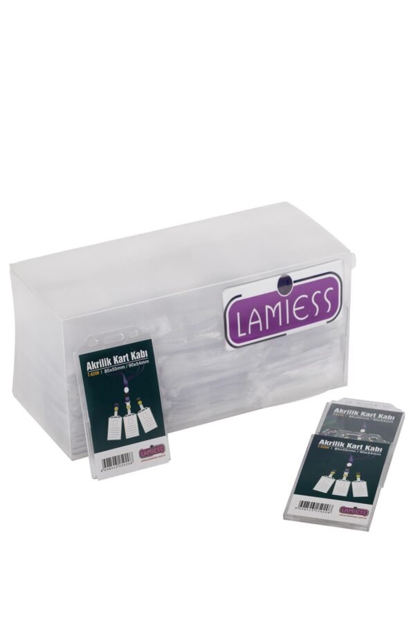Lamiess  T-026 V Dikey Kart Kabı 50'Li - Görsel 1
