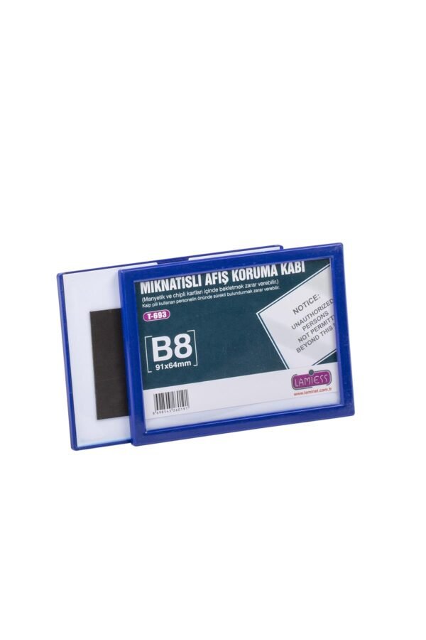 Lamiess  T-693 91X64 Mm Mıknatıslı Afiş Koruma Kabı 40'Lı - Görsel 1