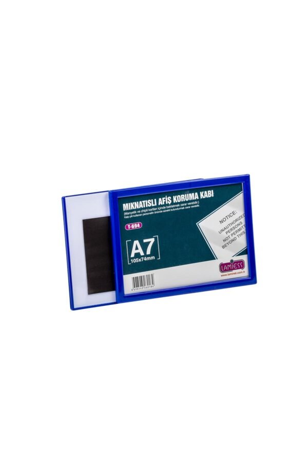 Lamiess  T-694 105X74 Mm Mıknatıslı Afiş Koruma Kabı 40 'Lı - Görsel 1