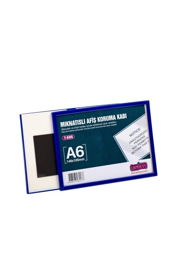 Lamiess  T-695 148X105 Mm Mıknatıslı Afiş Koruma Kabı 20 'Li - Görsel 1