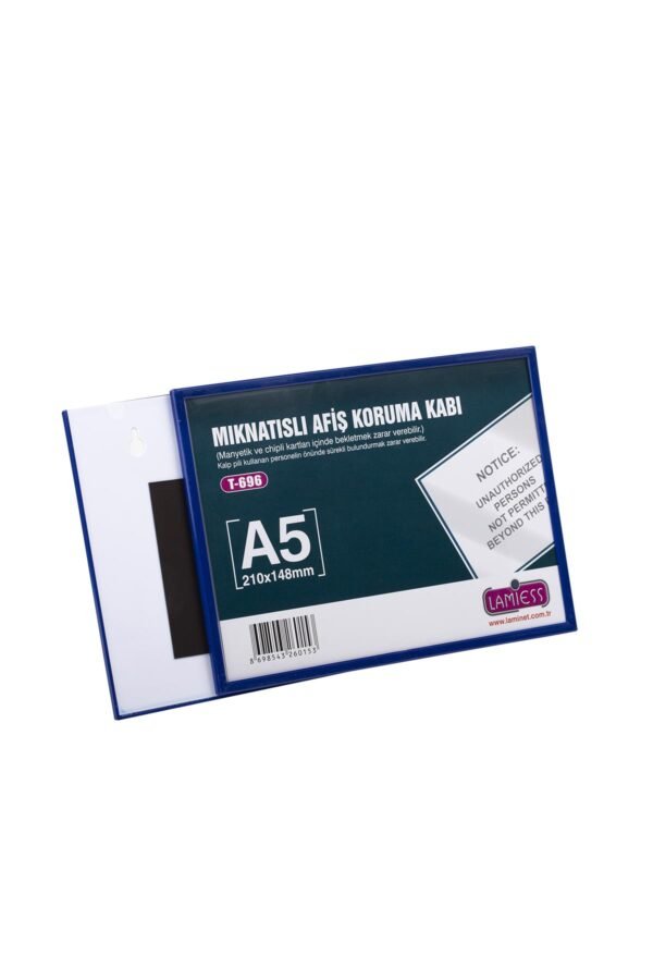Lamiess T-696 210X148 Mm Mıknatıslı Afiş Koruma Kabı 10 'Lu - Görsel 1
