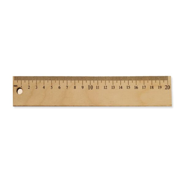 Ahşap Cetvel (20 cm) - Görsel 1