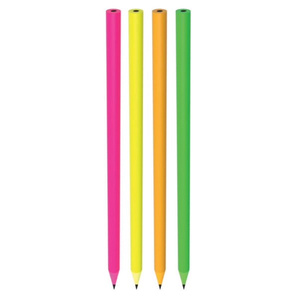 Yuvarlak Neon Kurşun Kalem - Görsel 1