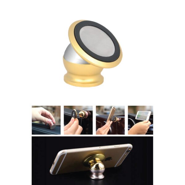 Metal Mıknatıslı Araç Telefon Standı - Görsel 1