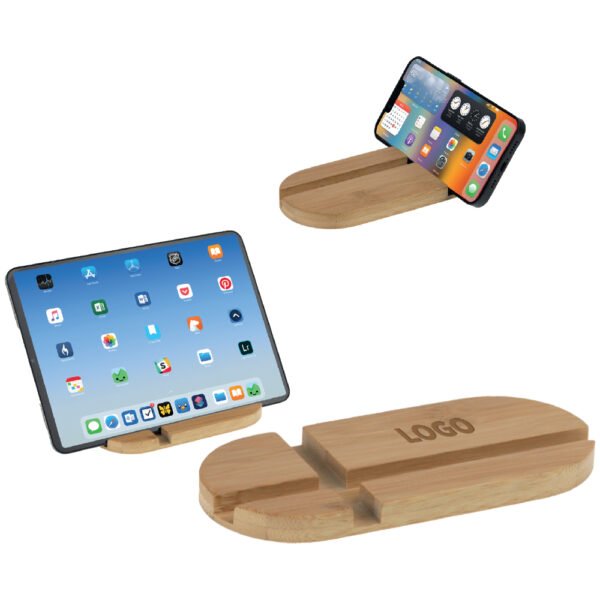 Bambu Masaüstü Telefon ve Tablet Standı - Görsel 1