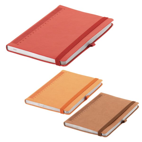 Termoderi Kapak Cetvelli Defter ( 13 x 21 cm ) - Görsel 1