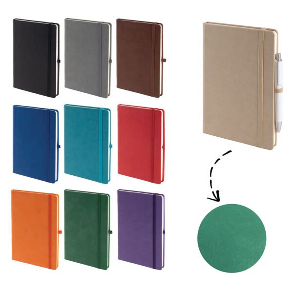 Termoderi Kapaklı Defter ( 13 x 21 cm ) - Görsel 1