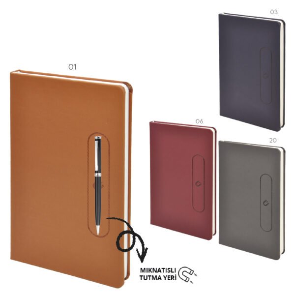 Termo Deri Magnetli Defter - Görsel 1