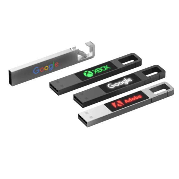 32 GB Metal Işıklı USB Bellek - Görsel 1