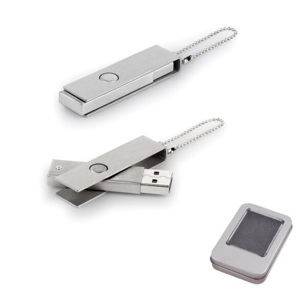 8 GB Metal Anahtarlık USB Bellek - Görsel 1