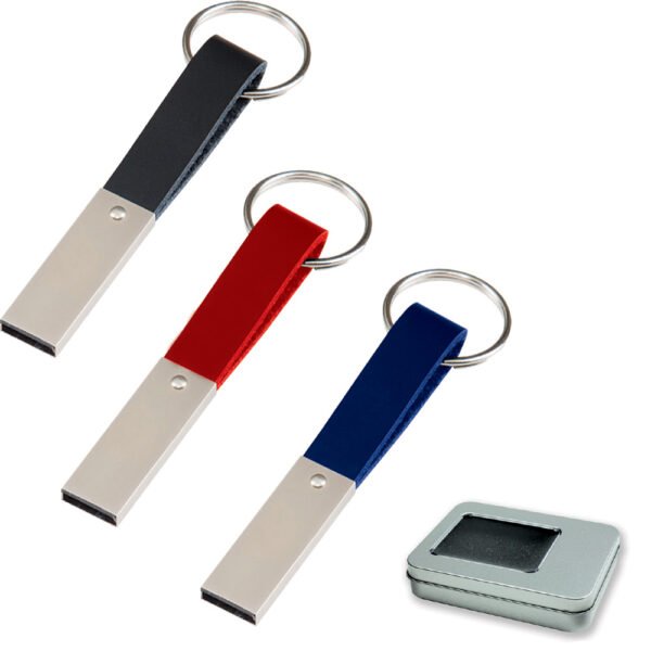 16 GB Metal USB Bellek Anahtarlık - Görsel 1