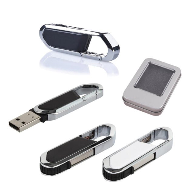 16 GB Metal Plastik Anahtarlık USB Bellek - Görsel 1