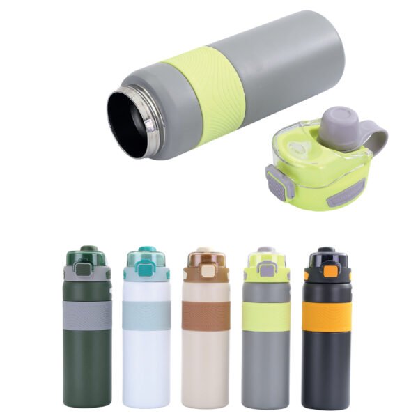 Basmalı Kapaklı Çelik Termos 450 ml - Görsel 1