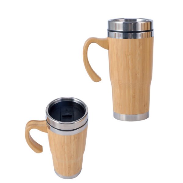 Bambu Termos Bardak 450 ml - Görsel 1