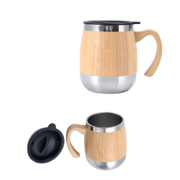 Bambu Termos Bardak 450 ml - Görsel 1